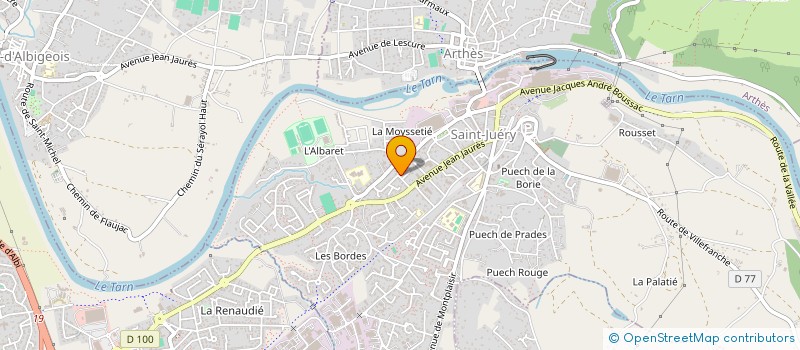 localisation de l'entreprise YONILA  SAINT-JUERY