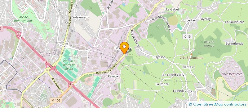 localisation de l'entreprise YONKO SPA  SAINT-JEAN-BONNEFONDS