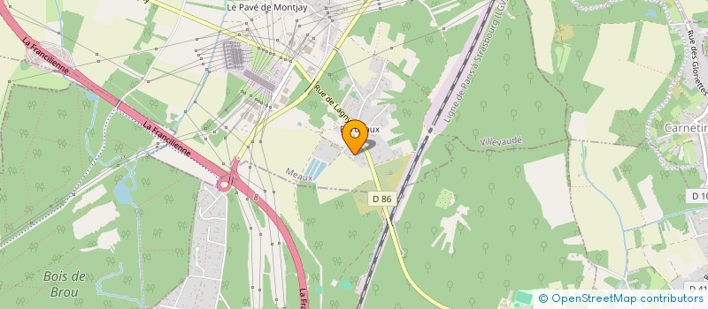 localisation de l'entreprise YONKT à VILLEVAUDE