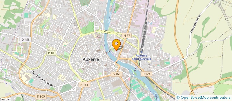 localisation de l'entreprise YONN'HOTEL à AUXERRE