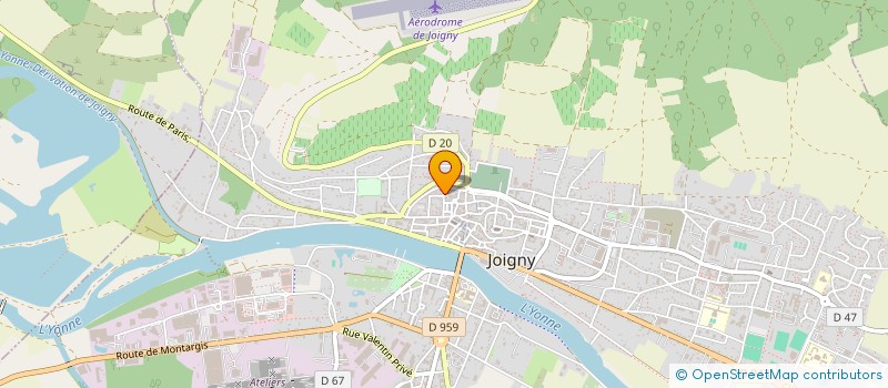 localisation de l'entreprise YONNA ACTIONS  JOIGNY