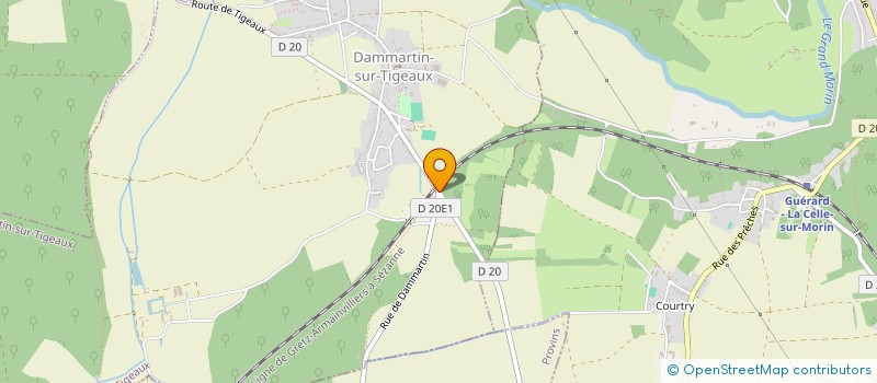 localisation de l'entreprise YONNE 77  DAMMARTIN-SUR-TIGEAUX