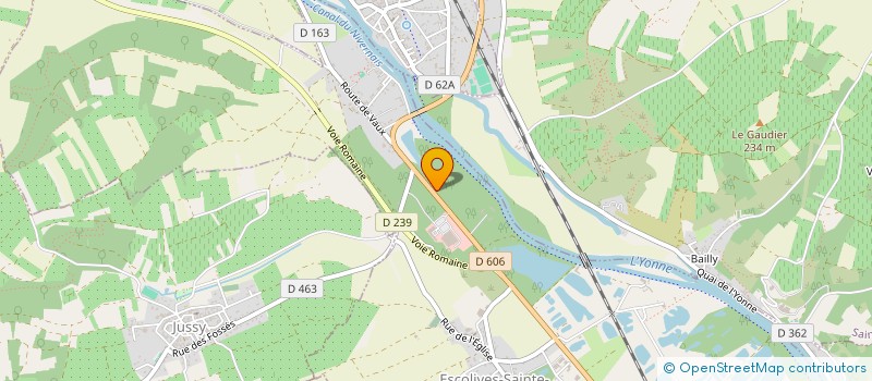 localisation de l'entreprise YONNE BRICOLAGE à ESCOLIVES-SAINTE-CAMILLE
