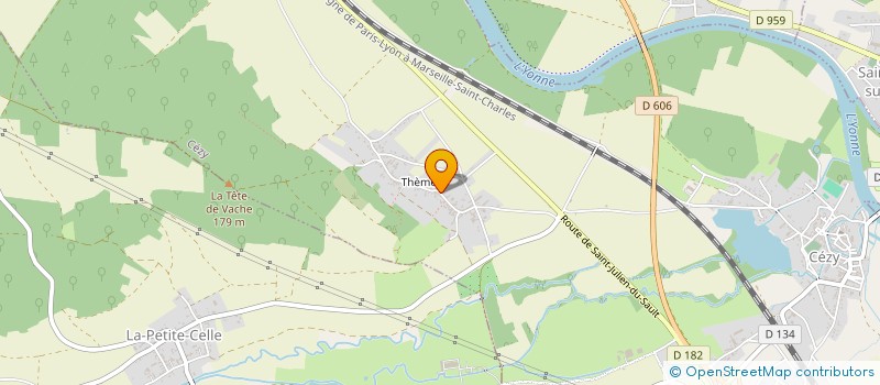 localisation de l'entreprise YONNE INFORMATIQUE  CEZY