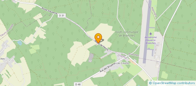 localisation de l'entreprise YONNE MANUTENTION à CHARBUY