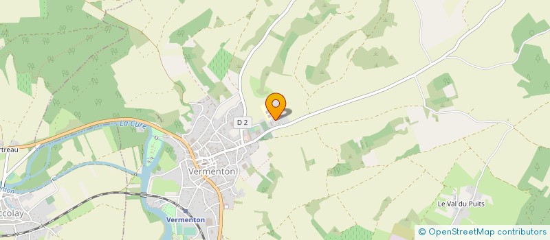 localisation de l'entreprise YONNE METAL à VERMENTON