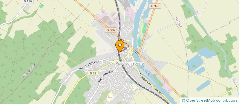 localisation de l'entreprise YONNE NORD BTP à PONT-SUR-YONNE