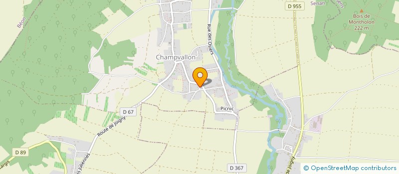 localisation de l'entreprise YONNE PLATRERIE à MONTHOLON