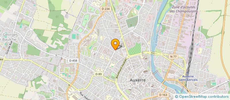 localisation de l'entreprise YONNE TRANSPORT ENTRAIDE ET DEMARCHES à AUXERRE