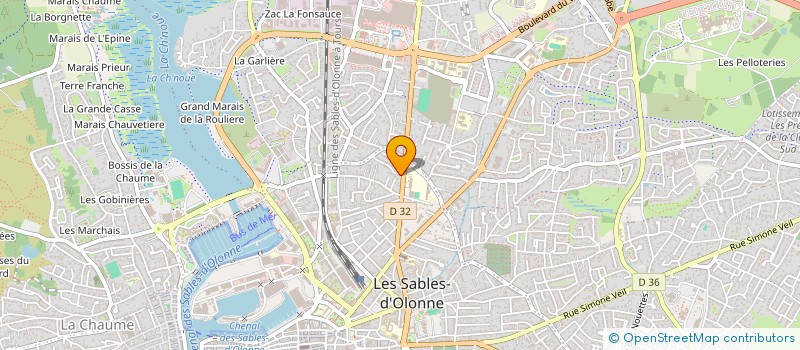 localisation de l'entreprise YONNOS COMPANY à LES SABLES D'OLONNE