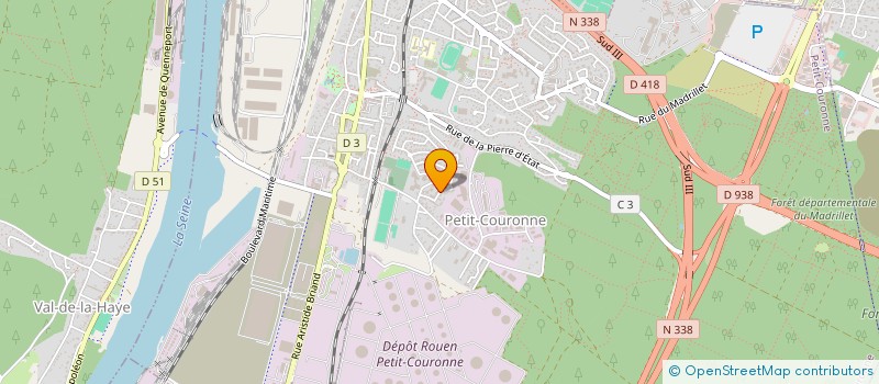 localisation de l'entreprise YONO INVEST  PETIT-COURONNE