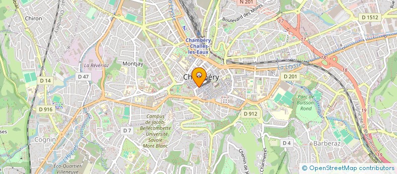 localisation de l'entreprise YONVILLE PRODUCTION  CHAMBERY