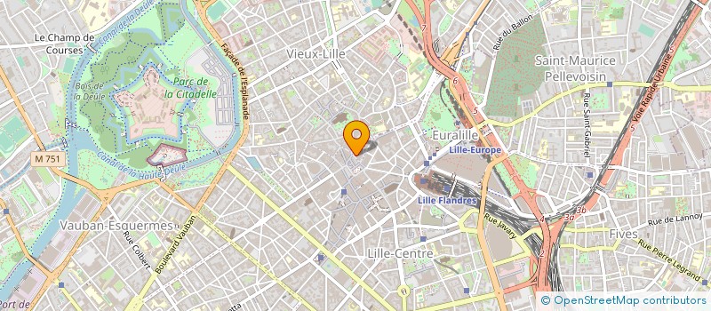 localisation de l'entreprise YOO COMMUNICATION INTERACTIVE à LILLE