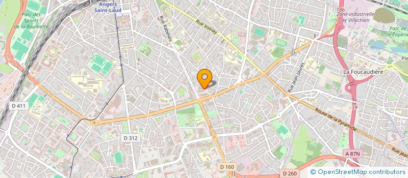localisation de l'entreprise YOOLEARN 24 à ANGERS