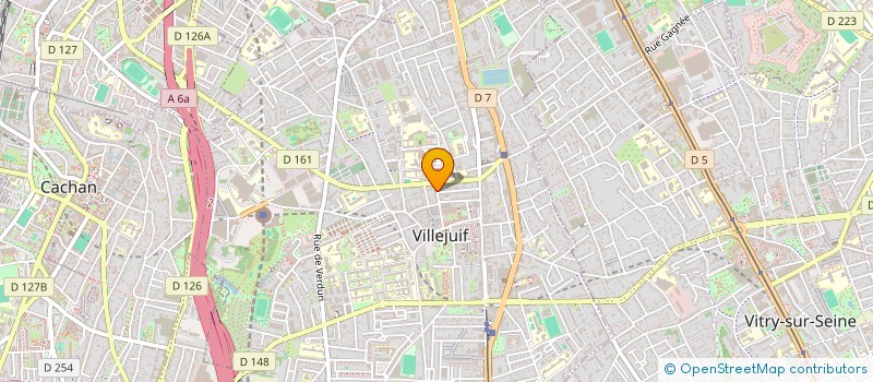 localisation de l'entreprise YOORKIZ IMMOBILIER à VILLEJUIF