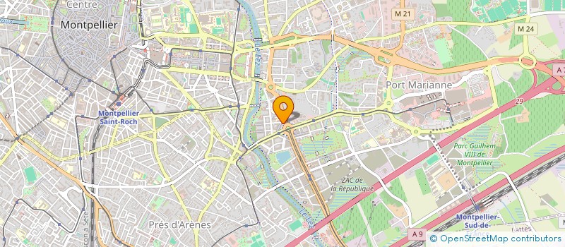 localisation de l'entreprise YOOSER à MONTPELLIER