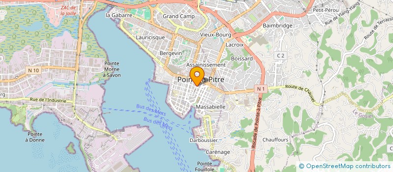 localisation de l'entreprise YOPEKO à POINTE A PITRE