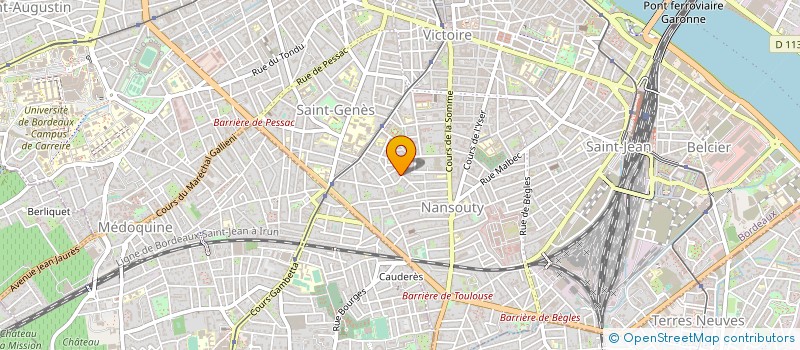 localisation de l'entreprise YOPI à BORDEAUX