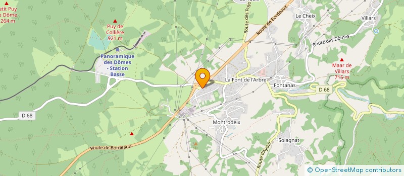 localisation de l'entreprise YOPSO à ORCINES