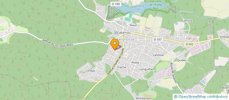 localisation de l'entreprise YOPTEGRU  SEIGNOSSE