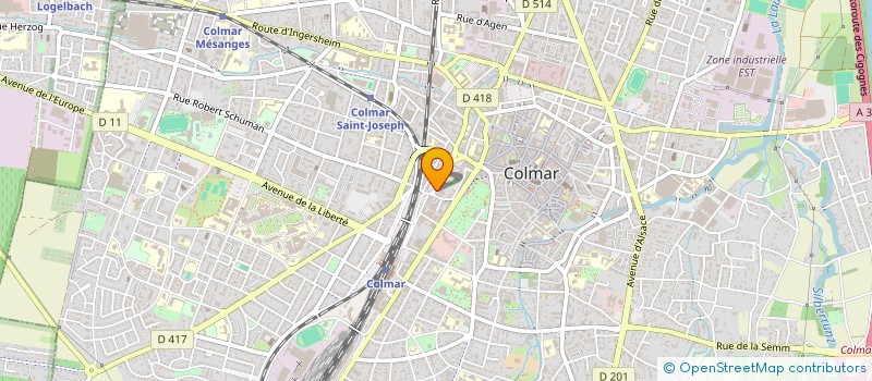 localisation de l'entreprise YOQUAL  COLMAR