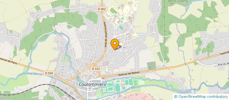 localisation de l'entreprise YORAM à COULOMMIERS