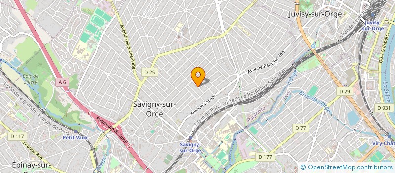 localisation de l'entreprise YORAYA  SAVIGNY-SUR-ORGE