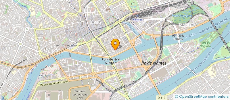 localisation de l'entreprise YORDEX SAS à NANTES