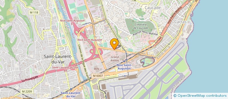 localisation de l'entreprise YORE  NICE