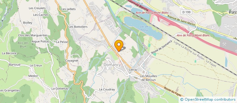 localisation de l'entreprise YORELEC  DOMANCY