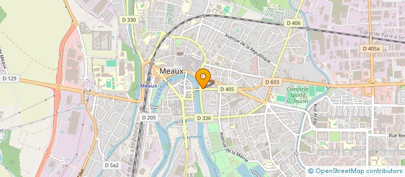 localisation de l'entreprise YOREM 77 à MEAUX
