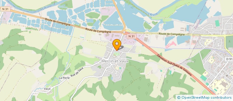 localisation de l'entreprise YORK INVEST  MERCIN-ET-VAUX