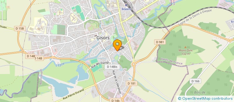 localisation de l'entreprise YORKO GESTION  GISORS