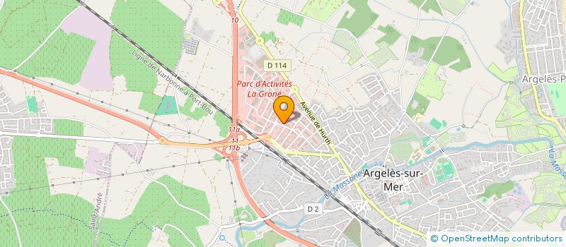 localisation de l'entreprise YOROMISO à ARGELES-SUR-MER