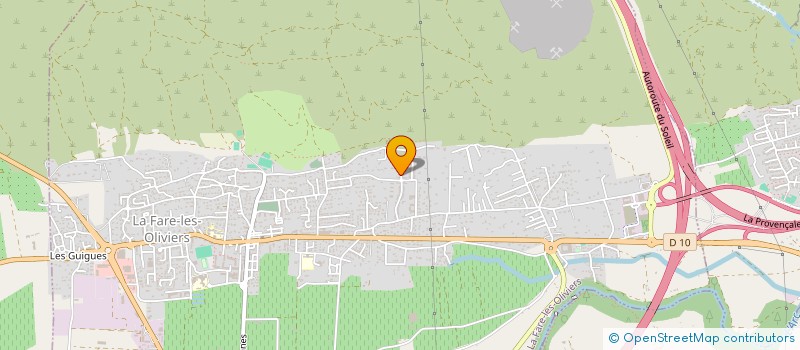 localisation de l'entreprise YOSAB  LA FARE-LES-OLIVIERS