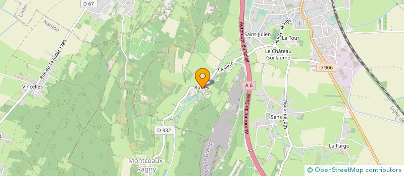 localisation de l'entreprise YOSEIKAN BUDO ENTRE SAONE ET GROSNE  SENNECEY-LE-GRAND