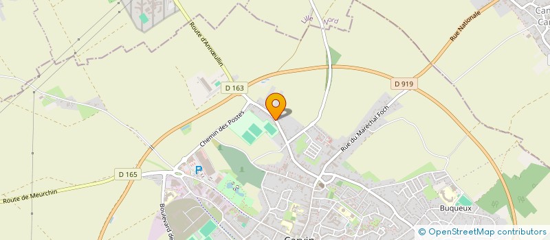 localisation de l'entreprise YOSEIKAN BUDO FLANDRES ARTOIS  CARVIN