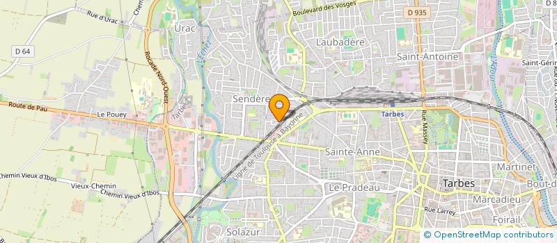 localisation de l'entreprise YOSEIKAN TEN SEI DOJO  TARBES