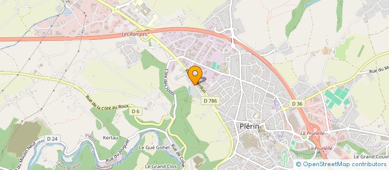 localisation de l'entreprise YOSHI  PLERIN