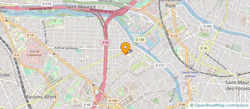 localisation de l'entreprise YOSHI TRANSPORT EXPRESS à MAISONS ALFORT