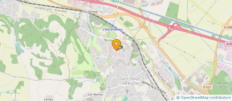 localisation de l'entreprise YOSHIMITSU PROD à L'ISLE-D'ABEAU