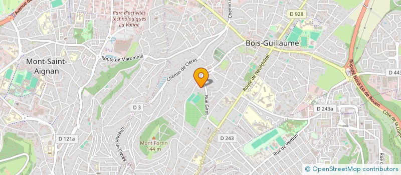 localisation de l'entreprise YOSHIN CLUB à BOIS-GUILLAUME