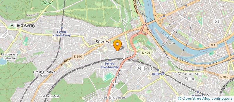 localisation de l'entreprise YOSSA-B  SEVRES