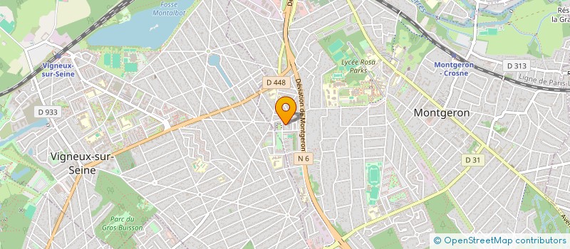 localisation de l'entreprise YOSSOLO LA MAISON DES ARTISTES  MONTGERON