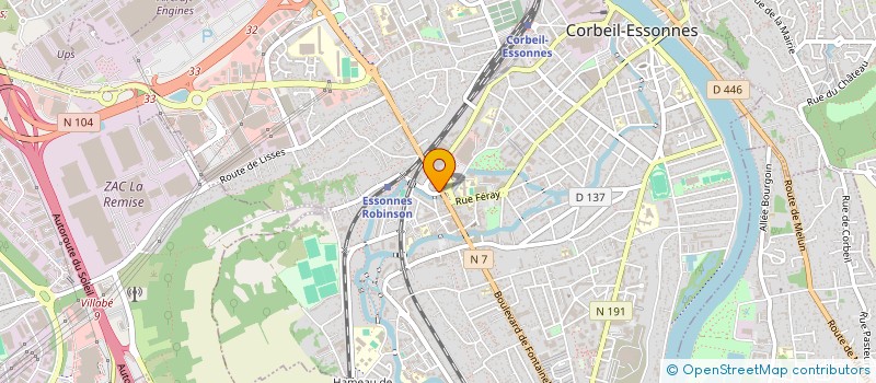 localisation de l'entreprise YOTELLE à CORBEIL-ESSONNES