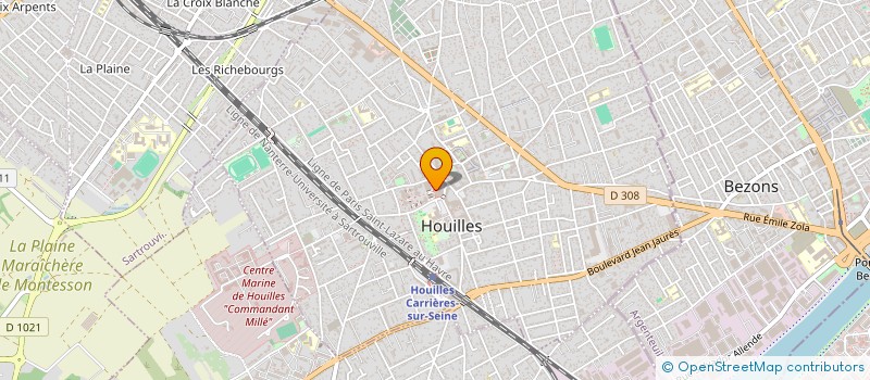 localisation de l'entreprise YOTI à HOUILLES