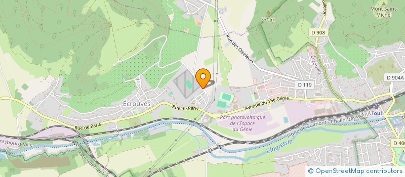 localisation de l'entreprise YOTI ECROUVES  ECROUVES