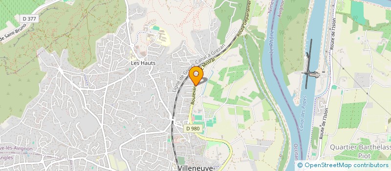 localisation de l'entreprise YOTI INVESTISSEMENTS  VILLENEUVE LES AVIGNON