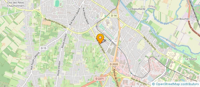 localisation de l'entreprise YOTI ORLEANS à OLIVET