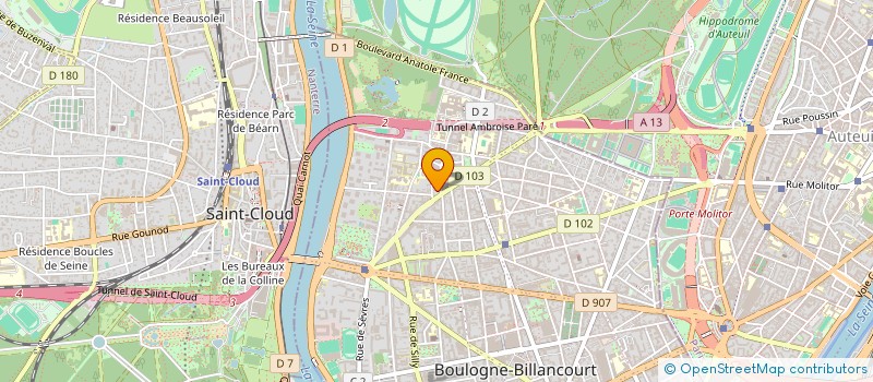 localisation de l'entreprise YOTOMA à BOULOGNE-BILLANCOURT